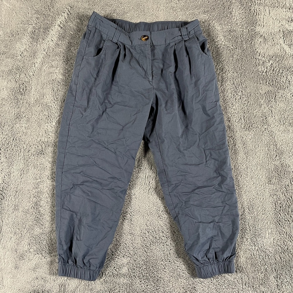 Halara Cinch Jogger Pants Womens Medium Gray Mid-Rise Tapered Leg Elastic Waist